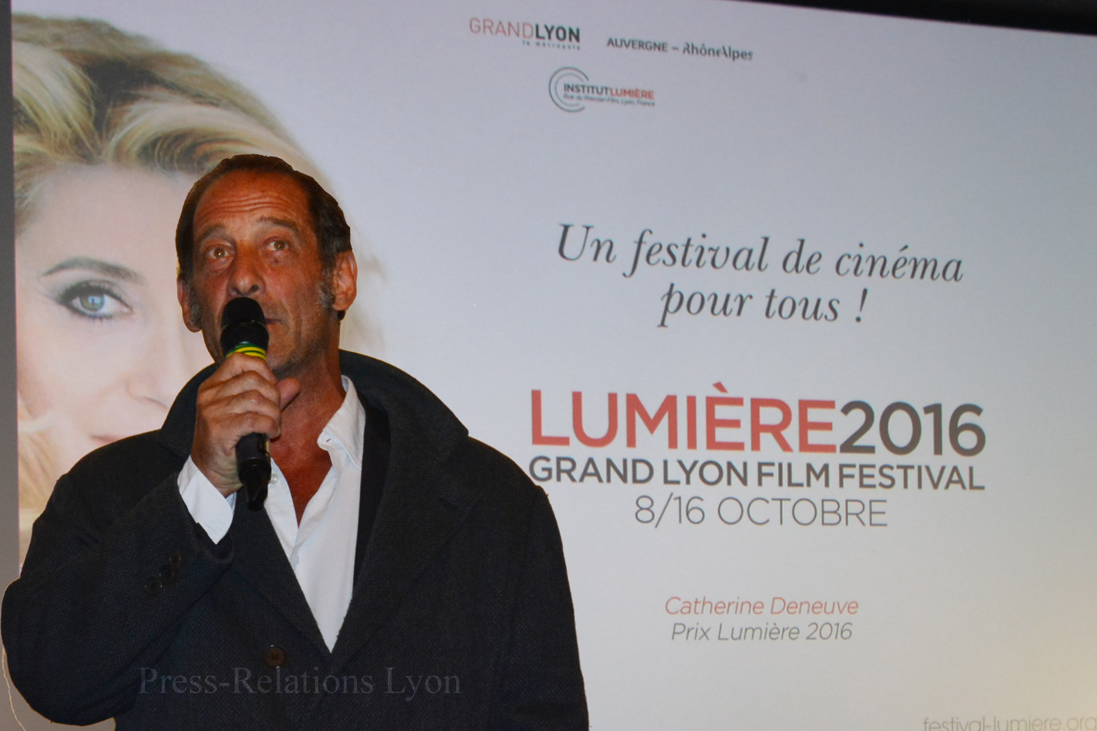 Festival Lumière 2016 : Vincent Lindon présente Hôtel du Nord au UGC Ciné Cité Confluence