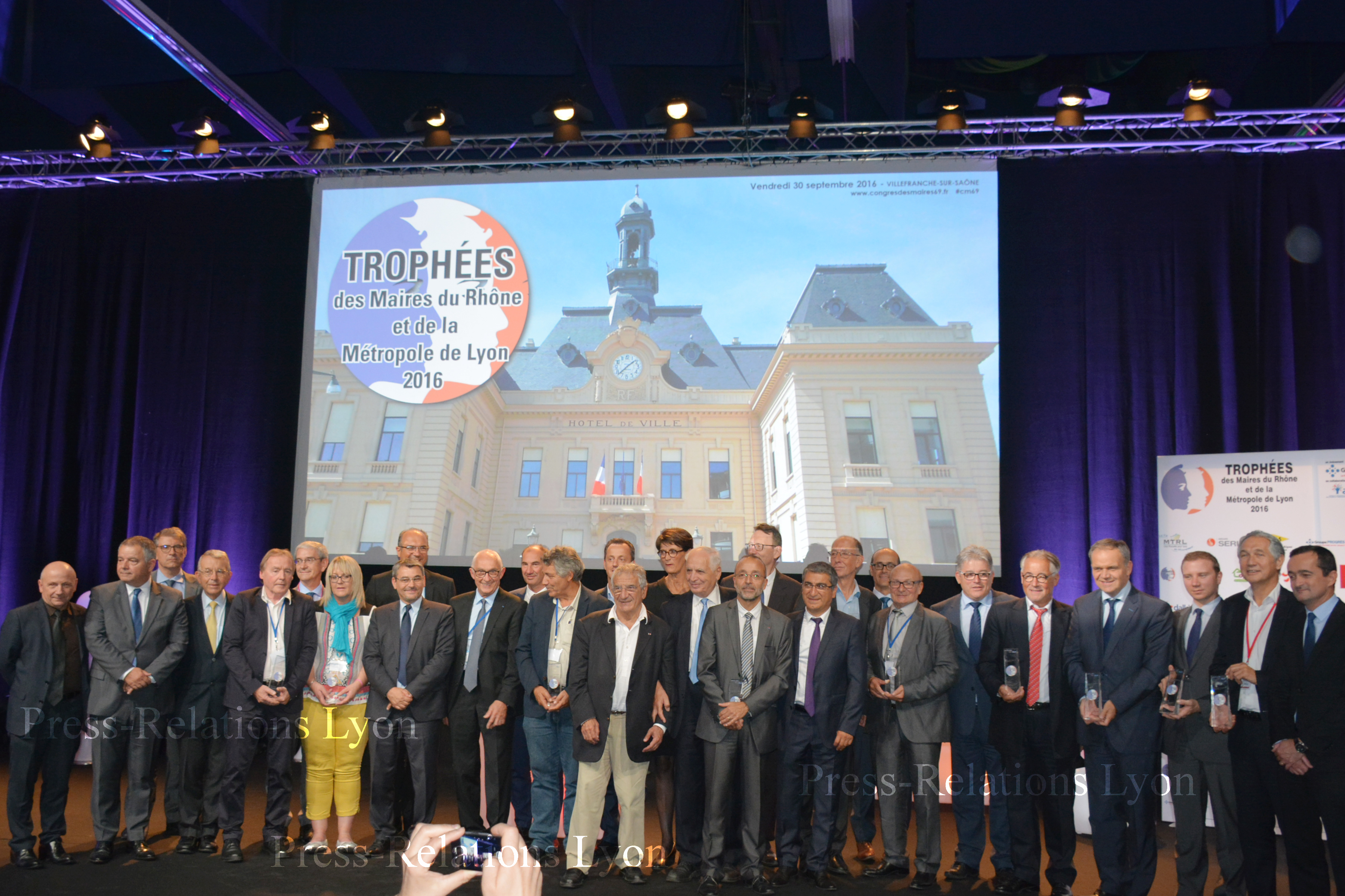 TROPHEES des maires du Rhône et de la Métropole de Lyon 2016 – vendredi 30 septembre