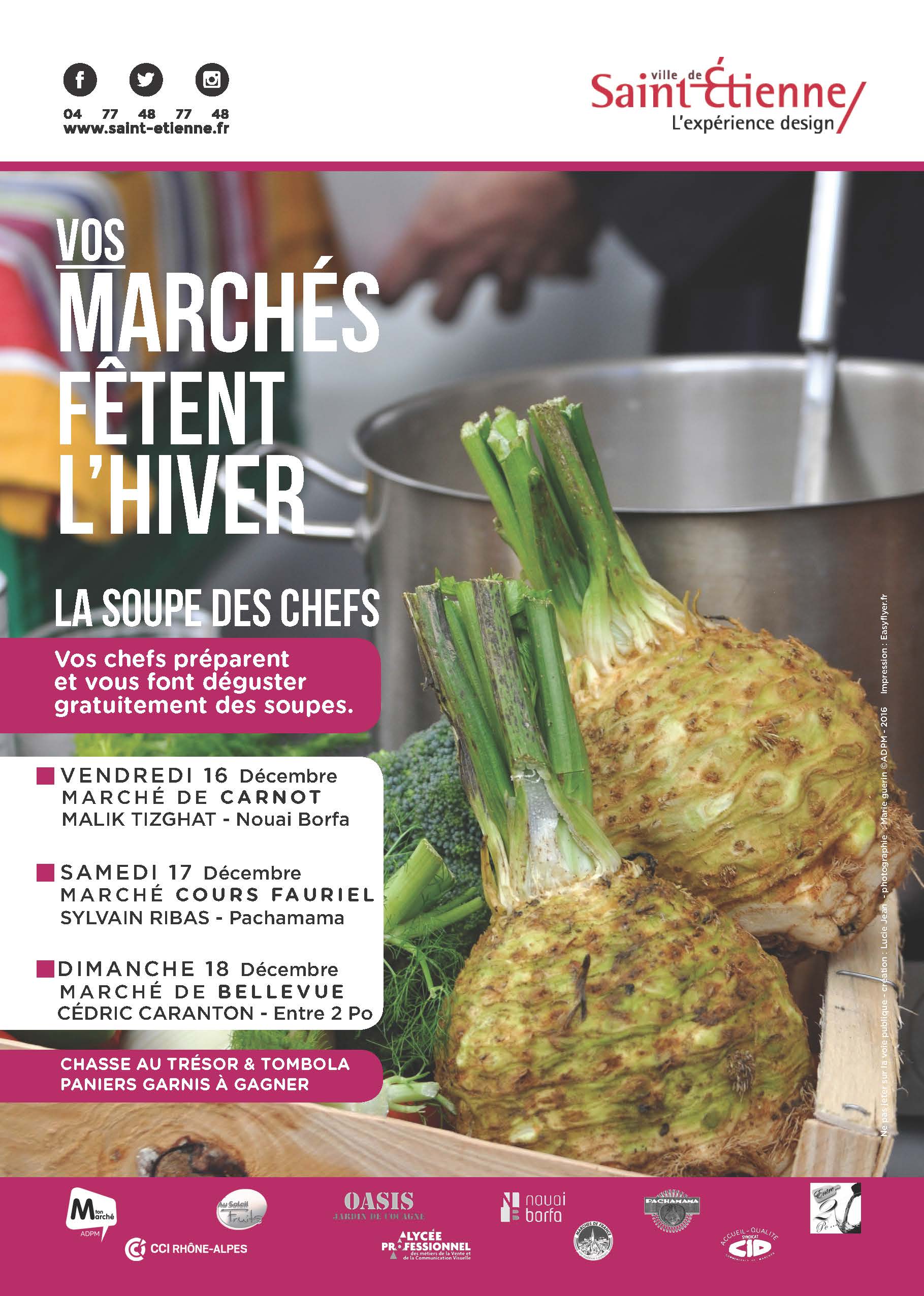 Vos marchés fêtent l’hiver – trois jours de dégustation de soupe