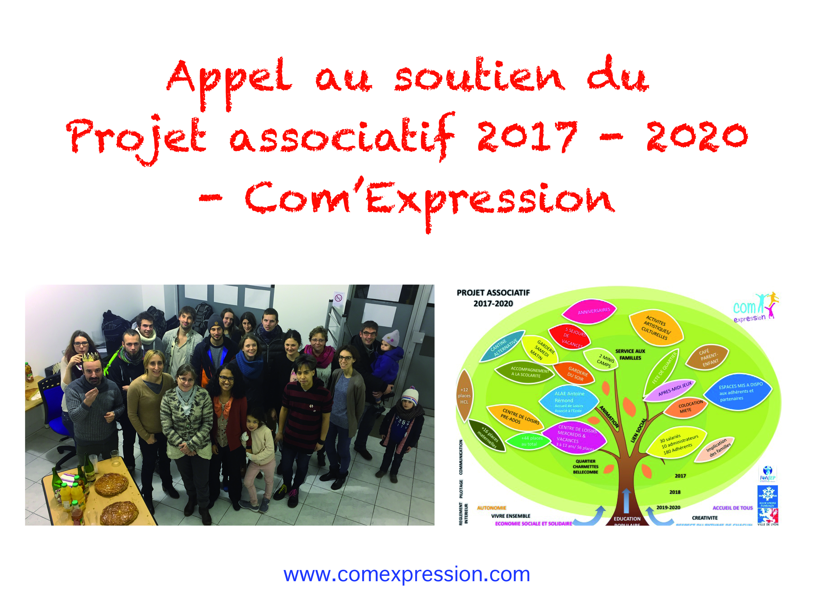Com’Expression a besoin de vous