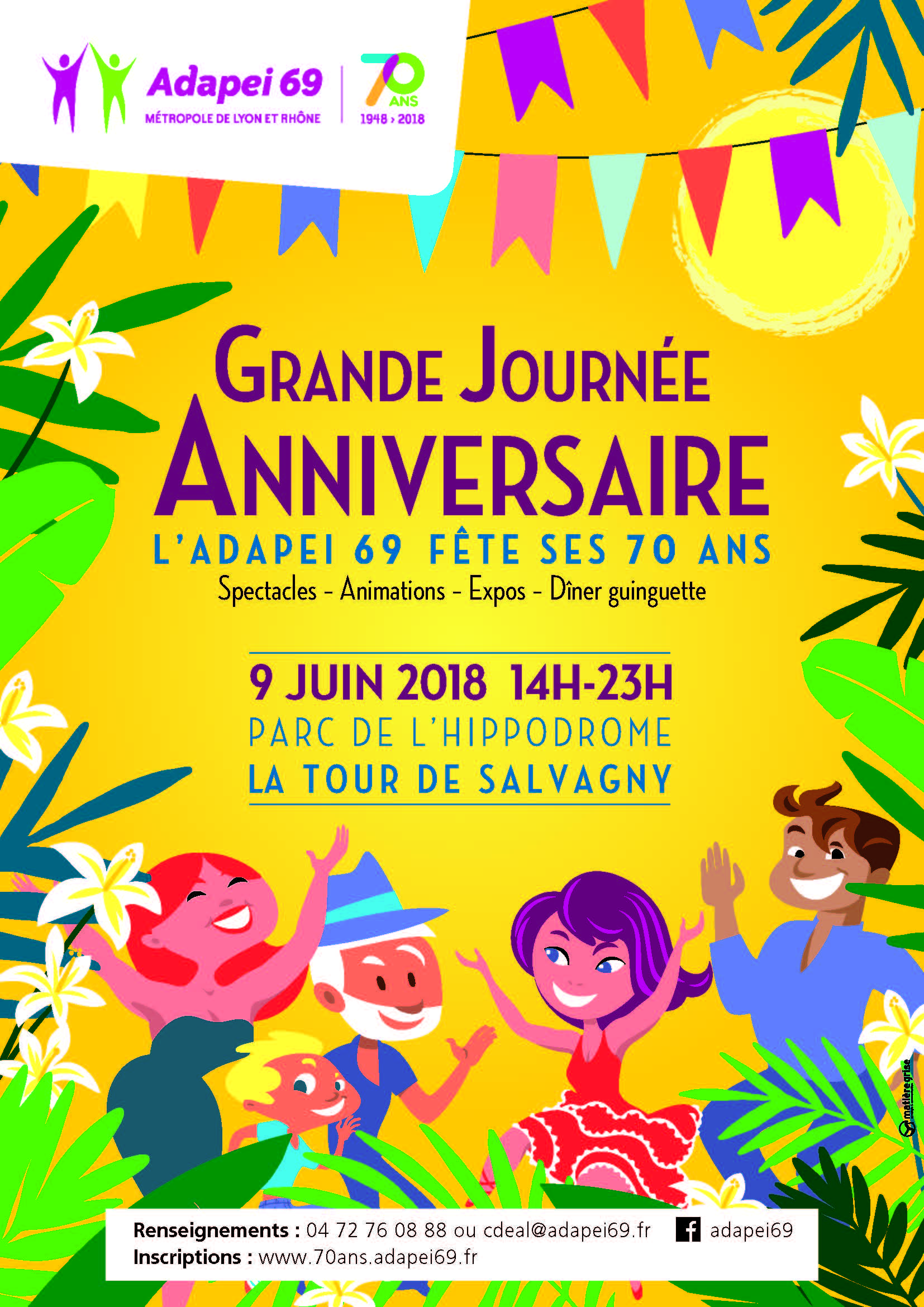 Adapei 69 fête ses 70 ans ce samedi 9 juin
