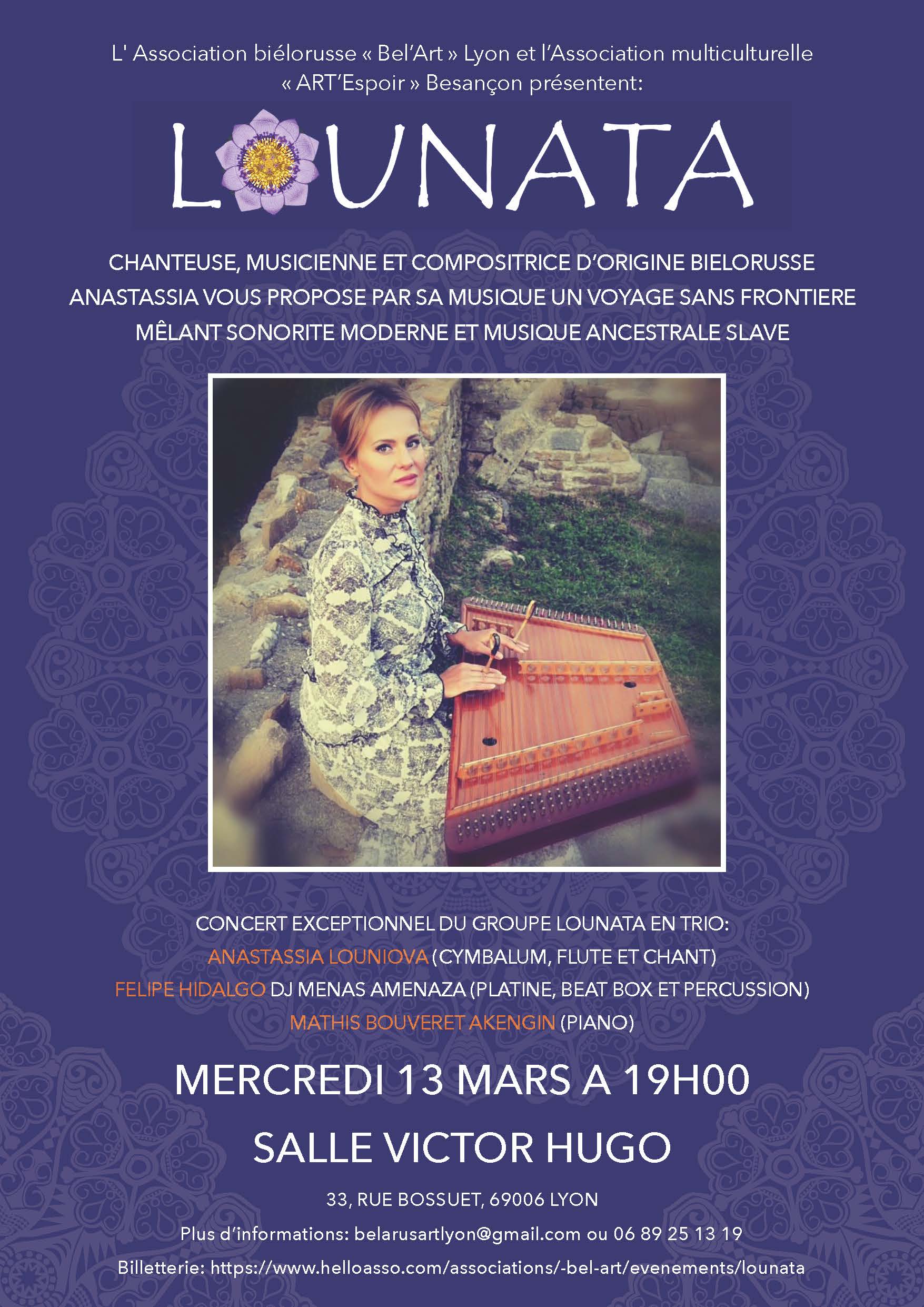 Concert « LOUNATA » : le voyage mêlant sonorité moderne et musique ancestrale slave